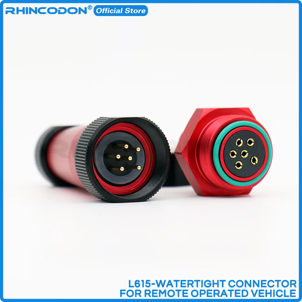 6-жильный водонепроницаемый глубоководный высокотоковый электрический разъем