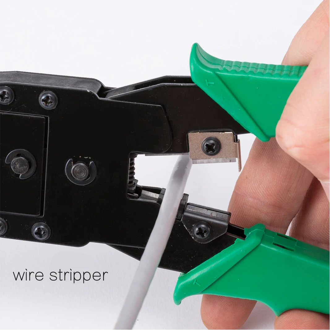 Обжимные Щипцы для сетевых LAN кабелей RJ10 RJ11 RJ12 RJ45 инструмент обжима кабеля 4P6P8P