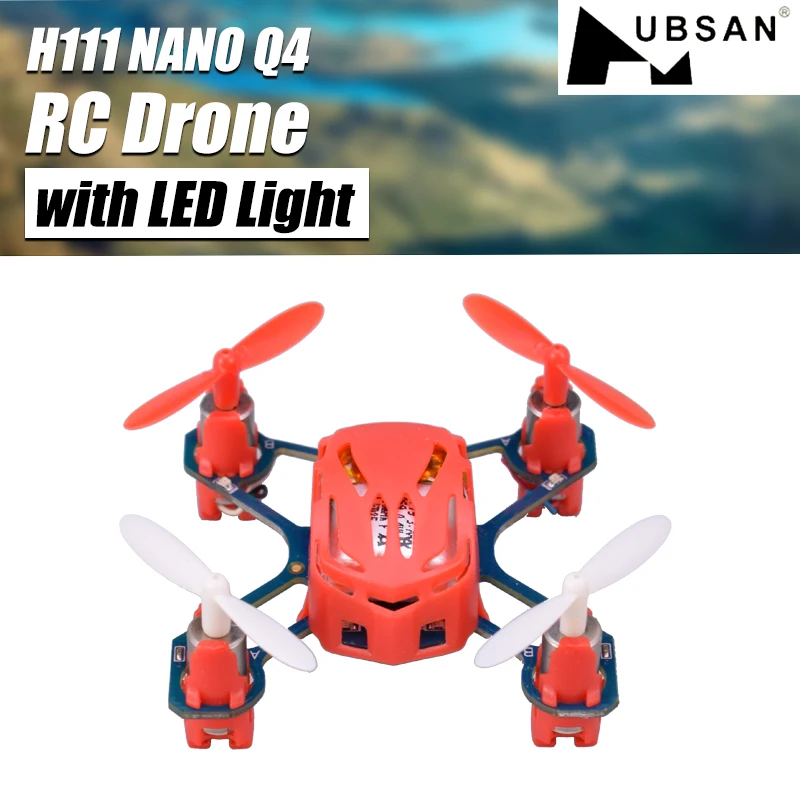 Hubsan H111 NANO Q4 4CH 2 4 GHz 6 осевой гироскоп мини Квадрокоптер с дистанционным