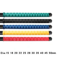 1meter non slip heat shrink tube textured pattern diy insulated fishing rod handle racket grip wrap cover waterproof sleeve