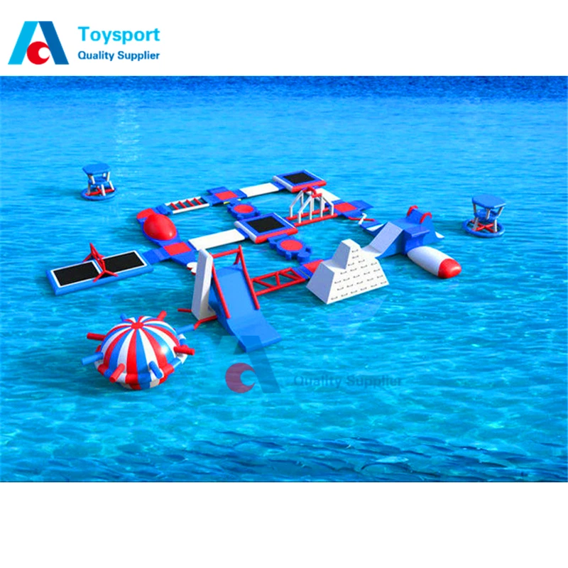 Коммерческий надувной парк для взрослых гигантский плавучий развлечений |