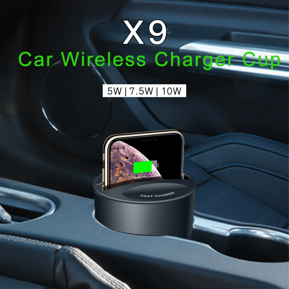 696X9 QI автомобильное беспроводное быстрое зарядное устройство для iphone, держатель для зарядки, подставка для Apple XS MAX/XR/X/8 PLUS для samsung note10/9