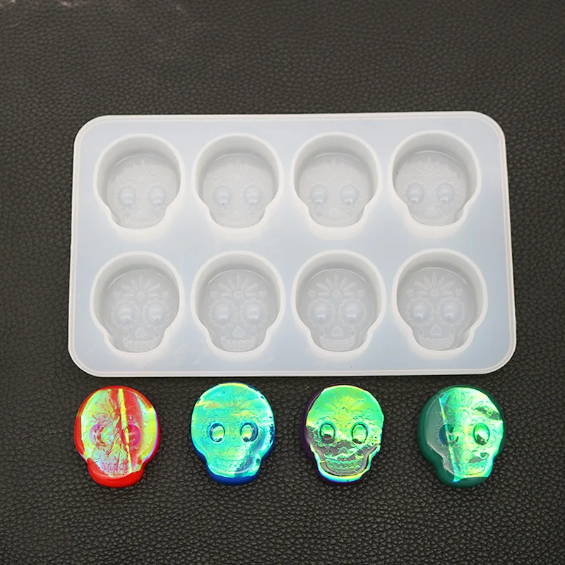 Не такая длинная прозрачная эпоксидная форма сделай сам в виде черепа зеркальная