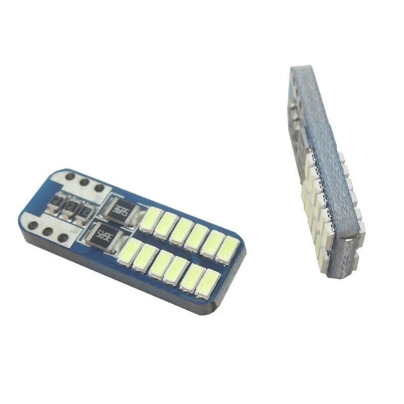 

24-SMD LED Bulbs Dome Lights Ice Blue Interior 168 License Plate Lights