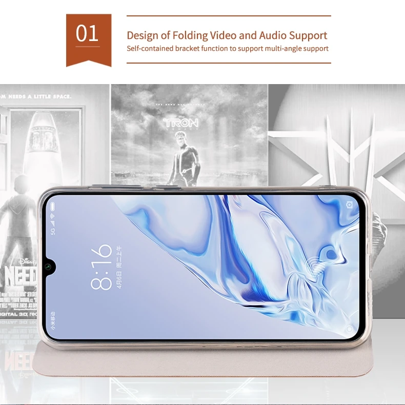 Чехол-книжка MOFI для Xiaomi Mi 9 Pro / Redmi 8A кожаный | Мобильные телефоны и аксессуары