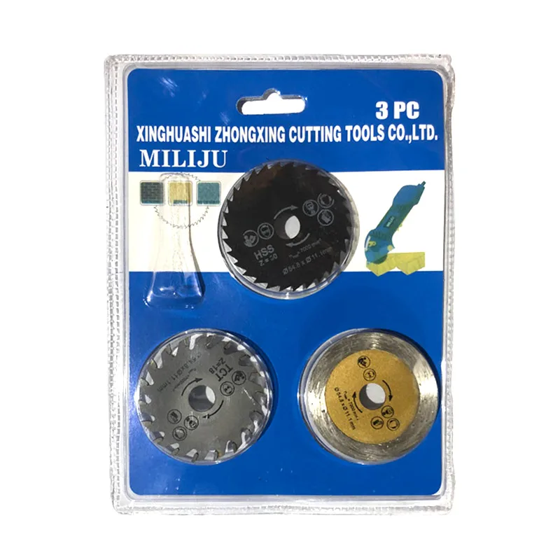 

3 шт., набор лезвий для циркулярной пилы