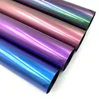 4 шт., 12 дюймов x 10 дюймов, комплект, хамелеон, полиуретан, термопереводная виниловая футболка, Cricut, пленка, HTV, печать на одежде, ткань, винил