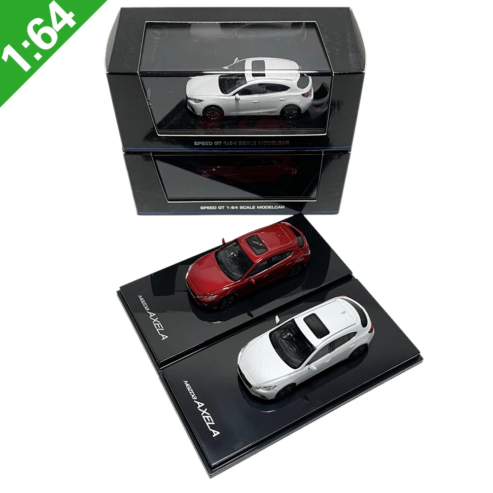 Модель автомобиля AXELA из металлического сплава 1:64 Mazda MX-5 CX-3 CX-5 автомобили для