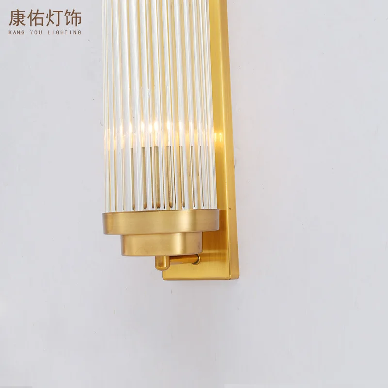 Светильник Настенный в стиле ретро RH K9 с кристаллами лампа G9 американском для