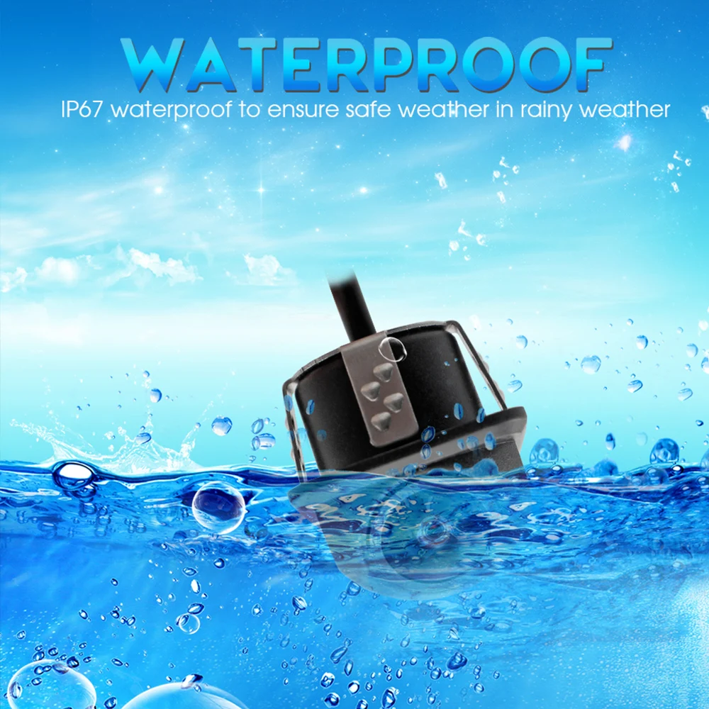 Камера заднего вида Smartour 1280*720P с функцией ночного видения рыбий глаз AHD CVBS для