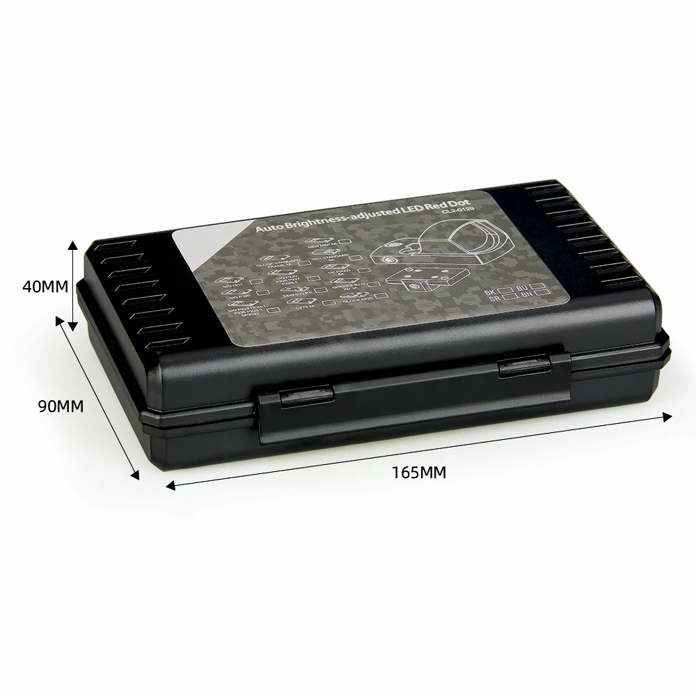 Оптический прицел для охотничьей винтовки с красной точкой и 3 креплениями 1911 Glock