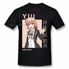 Моя Молодежная романтическая комедия неверна, как я ожидал, Мужская футболка из 100% хлопка, графическая футболка Yui Yuigahama орегаару airu SNAFU Card из аниме