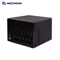 2021 new high quality 6bays nas storage case hot swap server chassis with 6gb sata backplane
