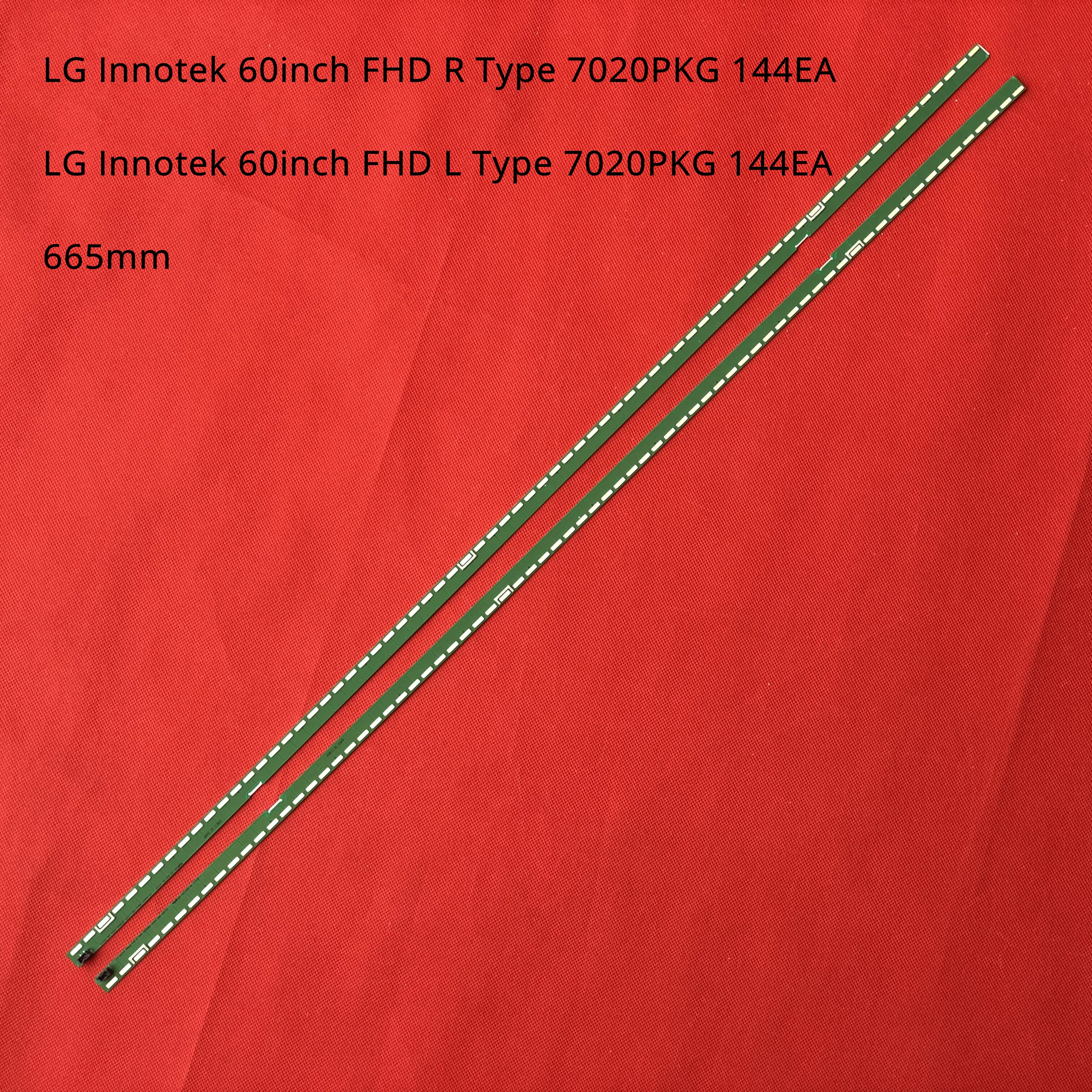

10PCS LED Backlight strip For 60LX341C-UA 60LX540S-UA 60LF6300-UA L/G INNOTEK 60INCH FHD L-TYPE R-TYPE 7020PKG 144EA V06 140725