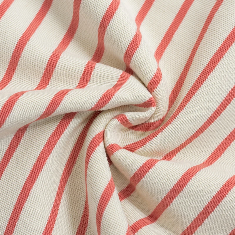 Высокое качество женская тонкая футболка в полоску с рисунком из мультфильма