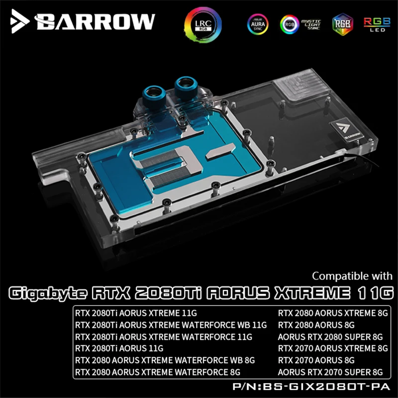 Блок питания с полным покрытием для GIGABYTE RTX AORUS RTX2080T/2080/2070 материнская плата 5 В