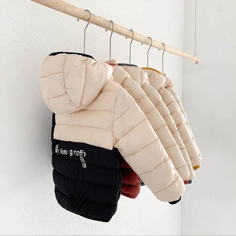 Пальто для мальчиков зимняя куртка детское пуховое пальто из хлопка теплая