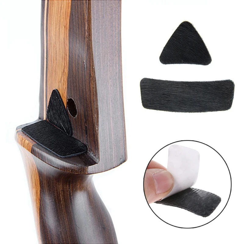 

Hunting Archery Adhesive Patch Recurve Bow Traditional Arrows Fur Rest