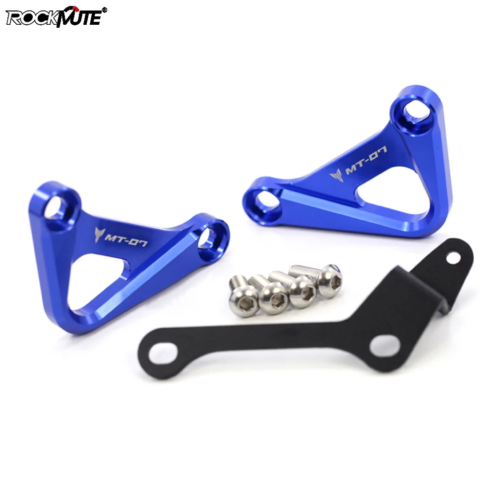 

Motorcycle Rear Footrest Blanking Plates For YAMAHA MT-07 MT07 FZ-07 FZ07 2014-2020 Racing Hook CNC Foot Rest Left Right