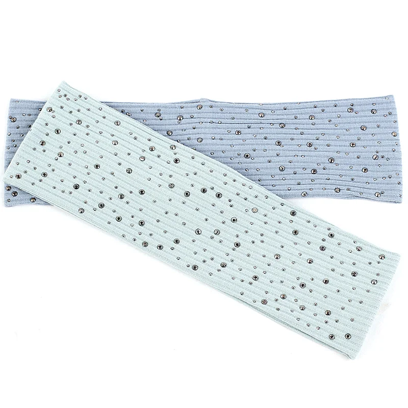 Новинка 2020 женские блестящие стразы аксессуары для ремня волос мягкая