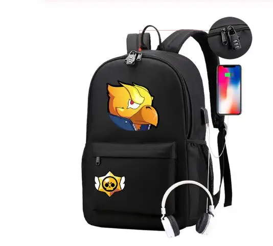 Рюкзак Leon Games для мальчиков и девочек школьный ранец с защитой от кражи