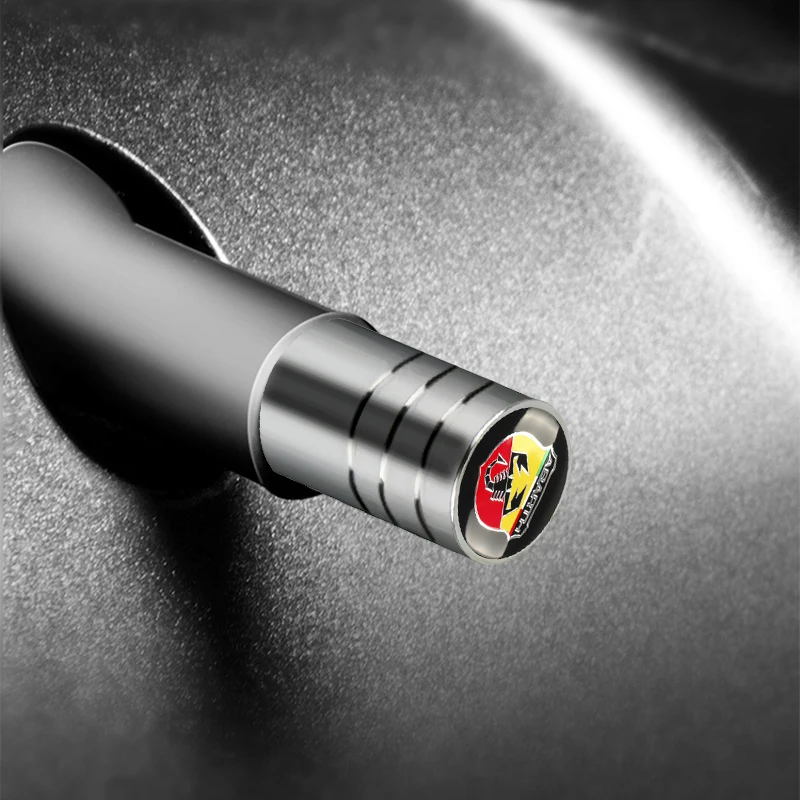 

4PCS Car Tyre accessories Scorpions Logo Modified Tyre valve cover for Fiat 124125500 Abbas car trim
