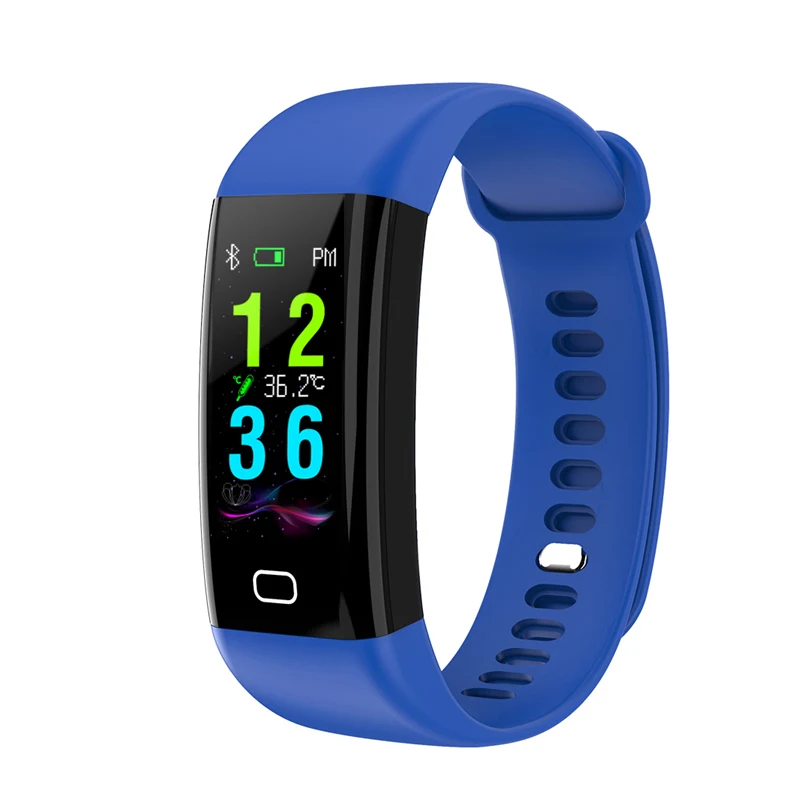 Смарт браслет F77 смарт монитор сердечного ритма тела Температура smartband шагомер