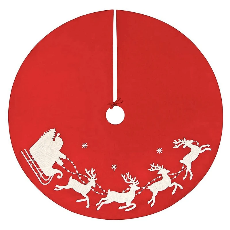 

Юбка для рождественской елки, Дед Мороз, юбки для елки, ковер для рождественской елки, украшение для праздника, 1 шт.