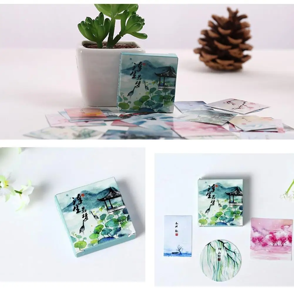 

40 Pcs/set Vintage Chinese Traditional Style Stickers Office Supplies Decoration DIY Stickers Student Design Beautiful Hand E7A4