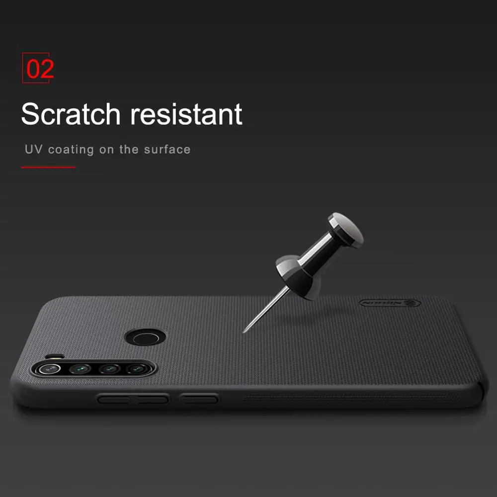 Чехол Nillkin для Xiaomi Redmi Note 8T 8 7 6 5 Pro, матовый защитный чехол из поликарбоната, чехол для Xiaomi Redmi Note 8T 8 7 6 5 Pro, чехол