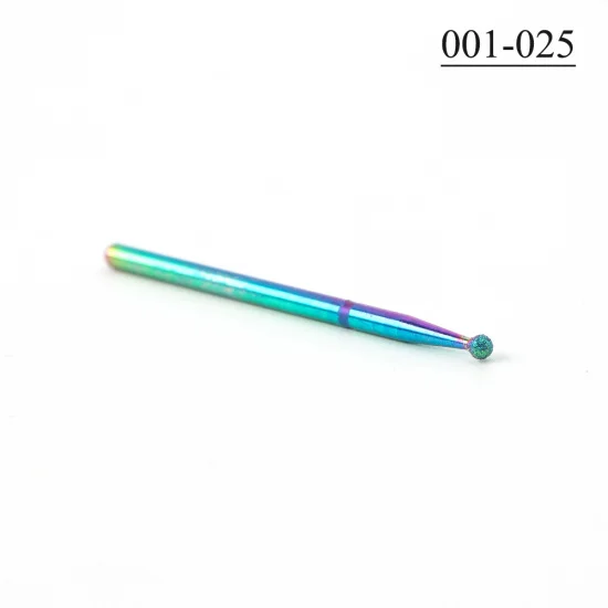 001-025 STZ, 1 шт., фрезы для маникюра, алмазные сверла для ногтей, фрезы с шариковым пламенем, роторная шлифовальная машина для удаления кутикулы, инструменты для ногтей#1514-3 - Цвет: 001-025
