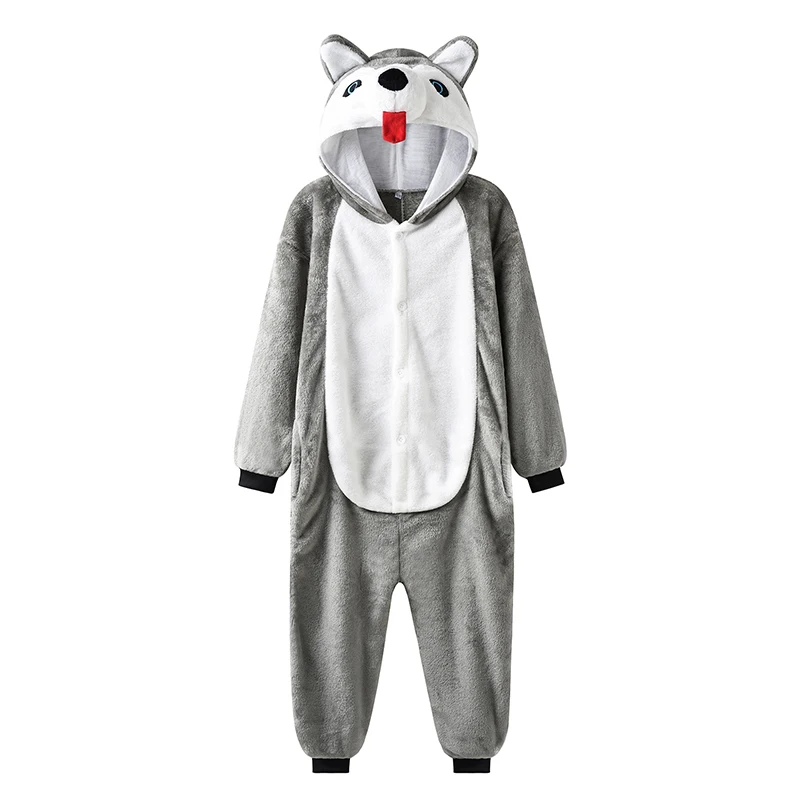 Pijamas de unicornio Kigurumi para ni&ntilde;os, ropa de dormir de una pieza, monos de animales, disfraz de Cosplay, regalo-2