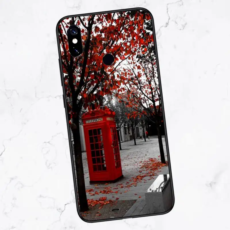 

London phone booth Phone Case For Xiaomi Redmi 7 8 9t a3Pro 9se k20 mi8 max3 lite 9 note 9s 10 pro