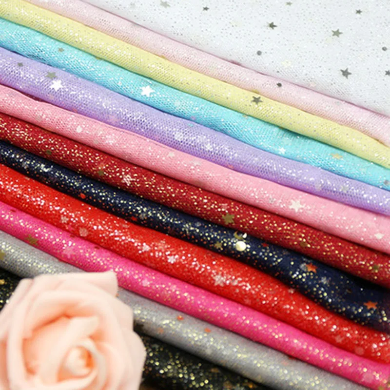 Блестящая фатиновая юбка пачка с градиентом ширина 150 см 1 м для свадебных