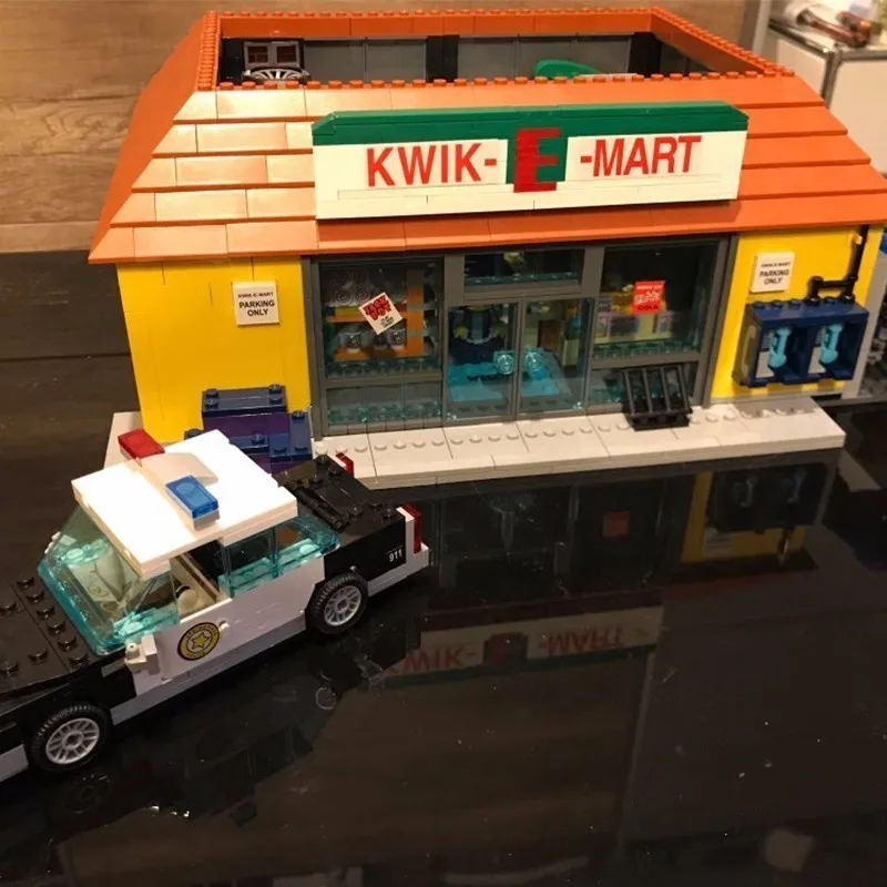 83004 симпсон супермаркет Kwik e mart сборка орфографическая вставка Alpinia 16004