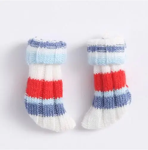 stripe3 1 пара милые 1/6 короткие носки для куклы Blyth Azone OB11 holala аксессуары для куклы - Цвет: stripe3