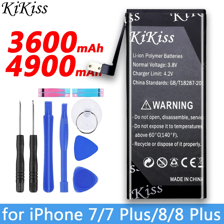 Бесплатный подарок KiKiss батарея для iPhone 7/ 7 Plus/ 8/8 Плюс/6/6 Plus/6S /6S Plus MobileBattery Apple 8 plus