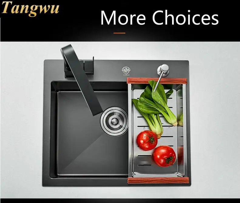 Бесплатная доставка домашняя многофункциональная кухонная ручная раковина с