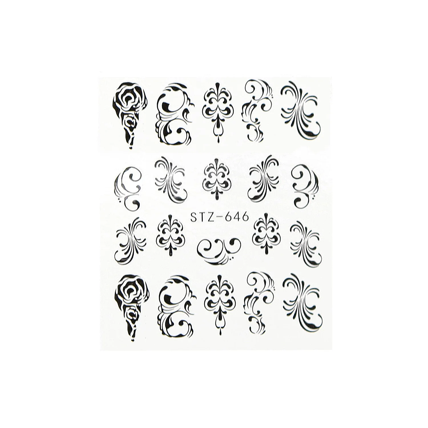 6 листов/набор переводные наклейки для ногтей|Стикеры и наклейки| |