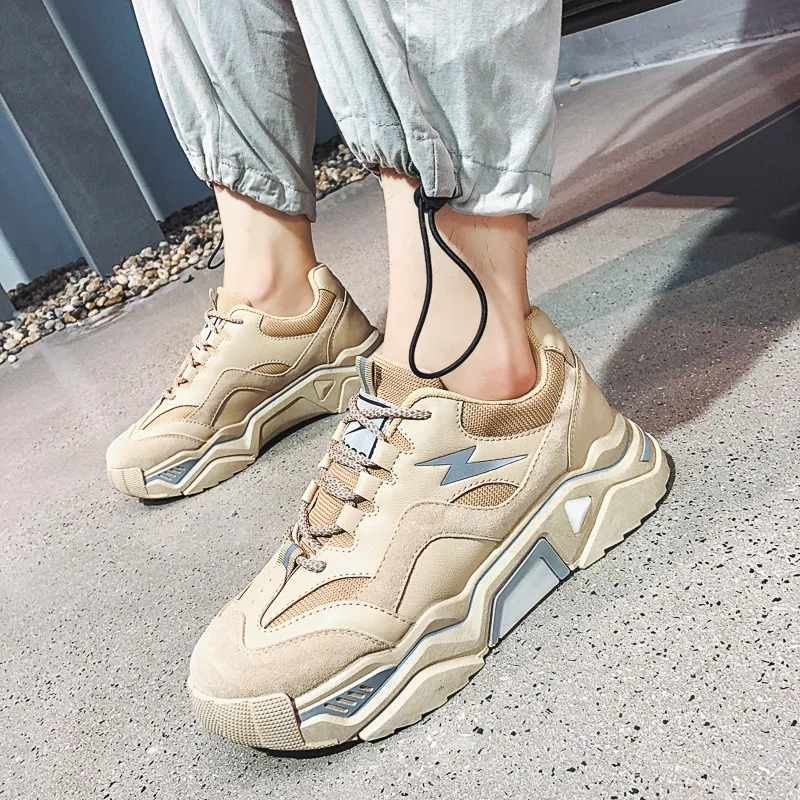 

Новинка Весна 2021, мужская обувь, универсальная повседневная мужская обувь, блестящая обувь, обувь на плоской подошве, беговые кроссовки