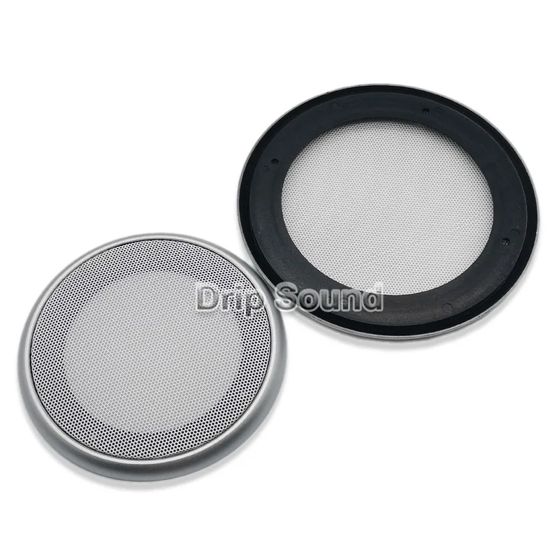 Сетчатая Крышка для автомобильного динамика декоративная круглая металлическая