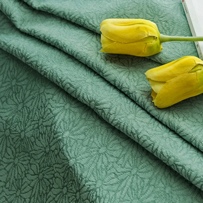 Современный скандинавский жёлтая с геометрическим узором жаккардовая