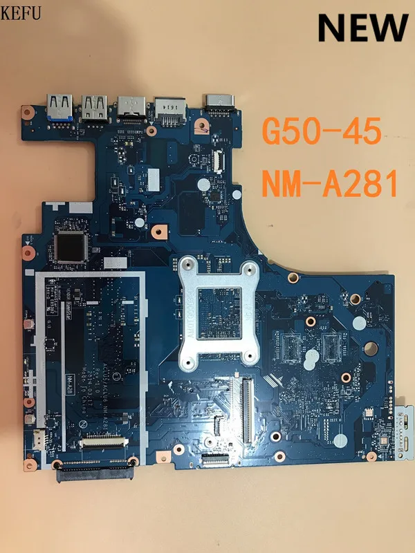 KEFU Для lenovo G50-45 материнская плата для ноутбука ACLU5/ACLU6 NM-A281 с процессором A6-6310 Протестировано