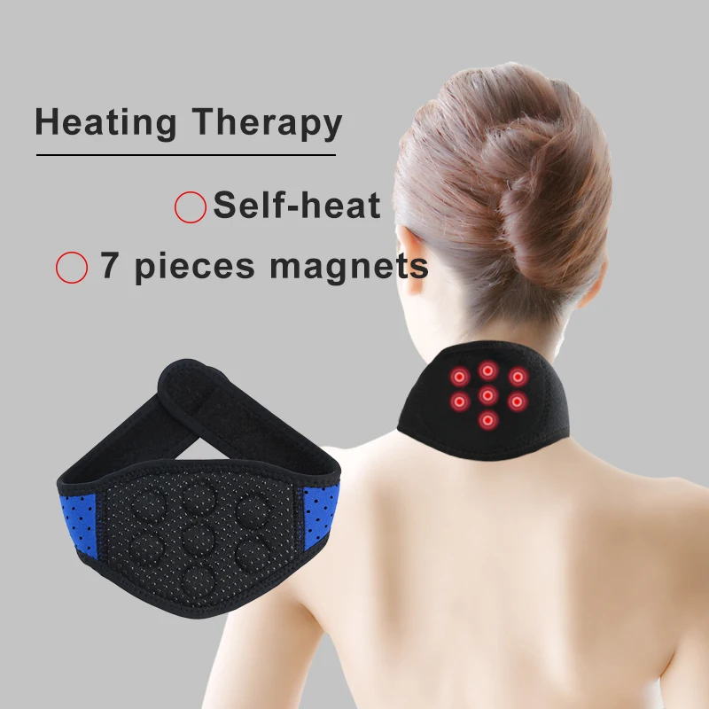 

Health Care 7 Magnets Tourmaline Self-Heating Belt Massager Protection Spontaneous Neck Support Brace