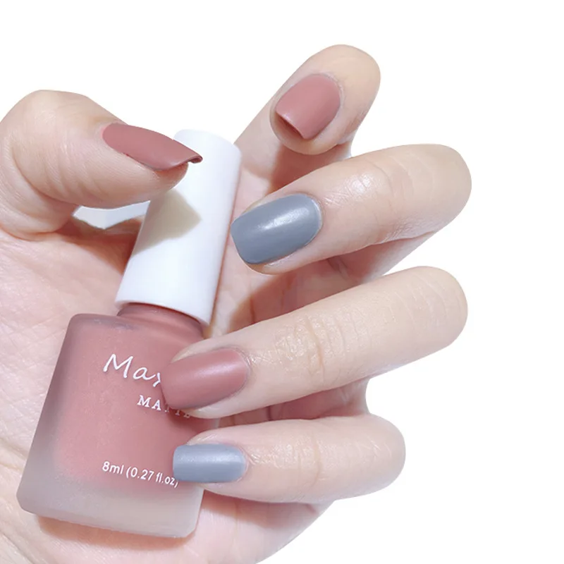 

Quick Drying, Healthy and Tasteless, Water-based Matte Color Nail Polish Nail Polish Nail Design Tool