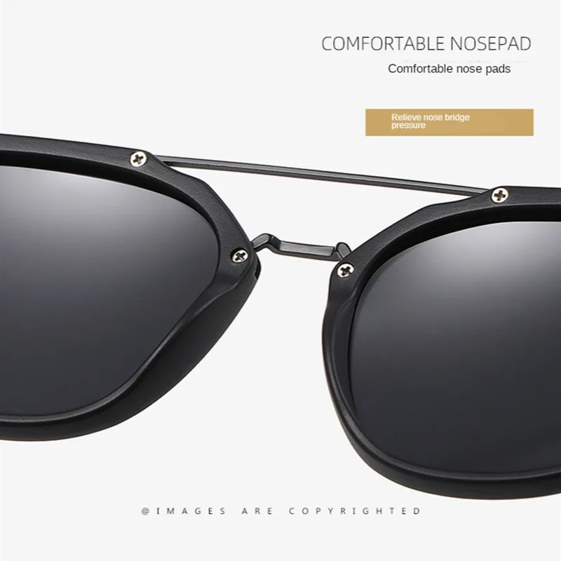 

2020 new fashion men's sunglasses polarized sunglasses men's classic design mirror fashion square ladies sunglasses men