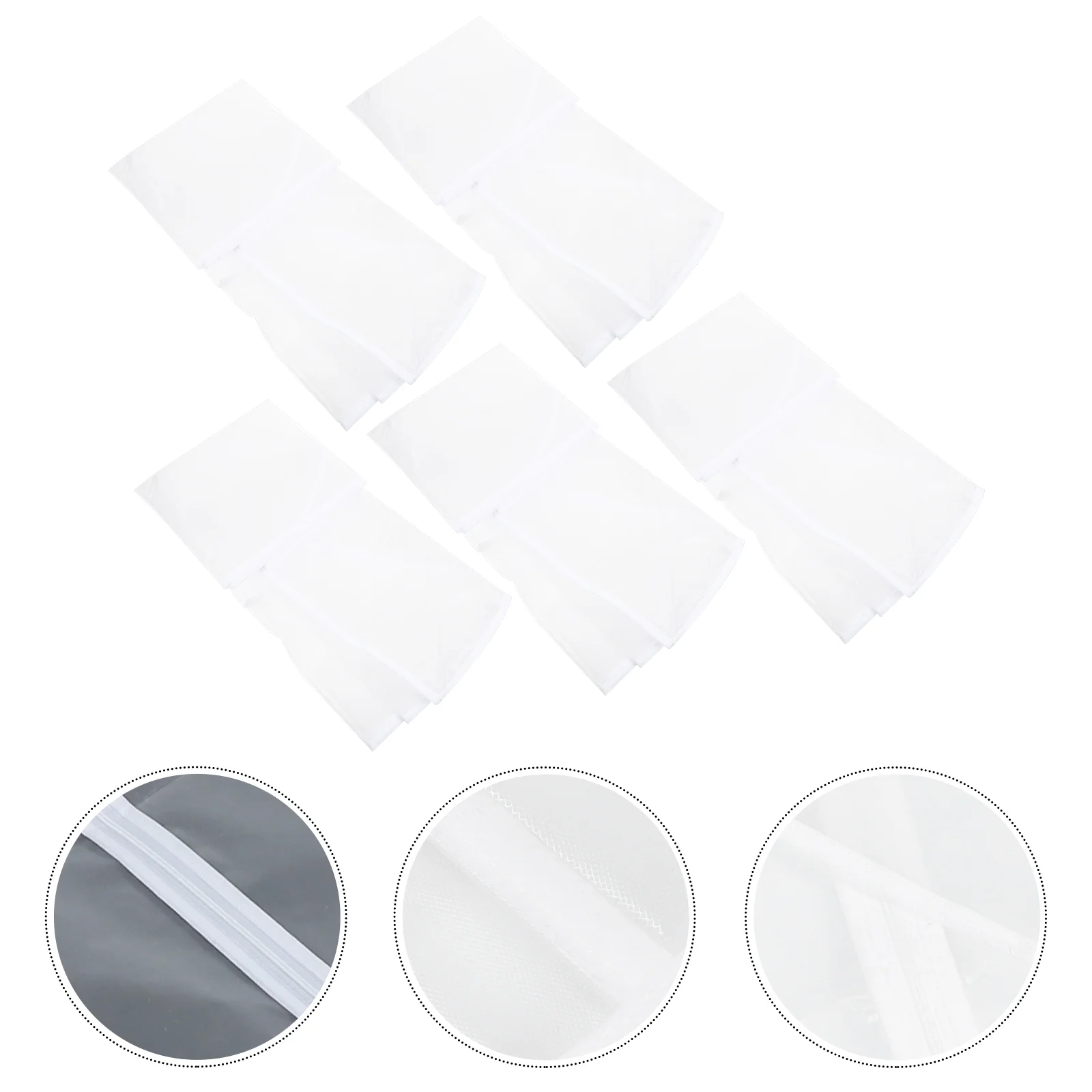 

5 шт., прозрачный чехол для одежды, от пыли