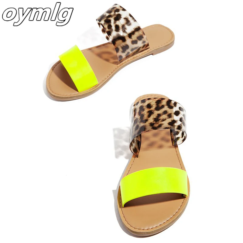 

Women Flat Slippers Bling Crystal Strap Soft Slides Transperant Female Flip Flops Outdoor Beach Shoes Ladies Plus Size