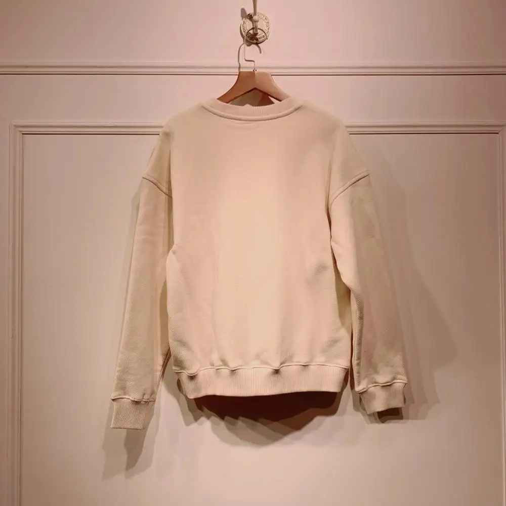 

Embroidered Letter Women sweatshirt long sleeve o-neck casual wild loose lady sweatshirt pullover tops 2021 new