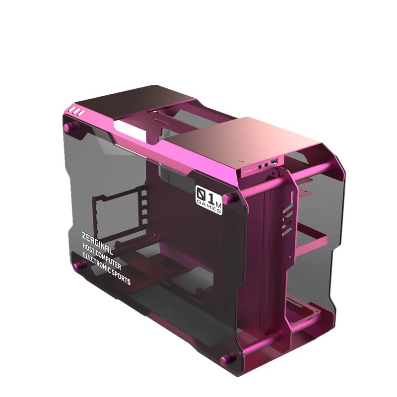 ZEAGINAL ZC 01M MATX чехол ITX PC геймера винограда горшок для водяного охлаждения DIY Петля